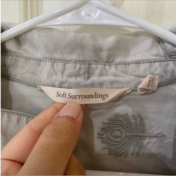 Soft Surroundings Embroidered‎ Dress - Picture 3 of 6